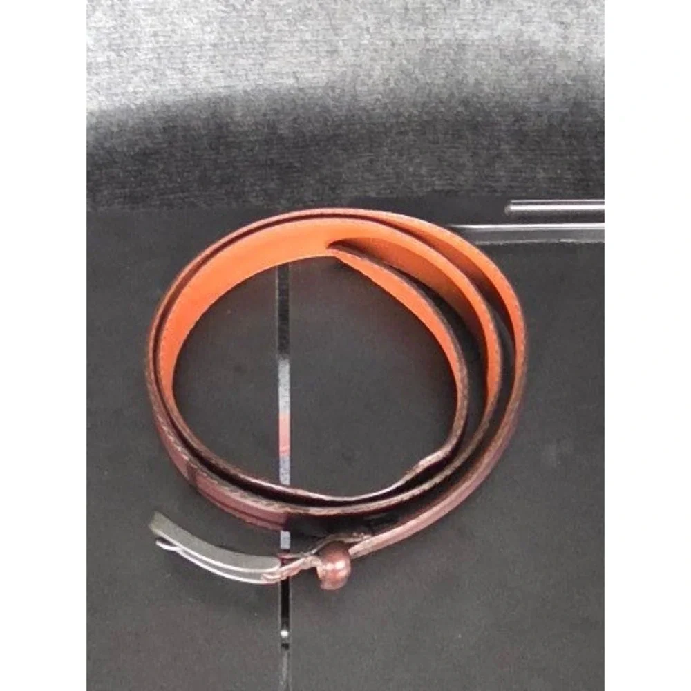 Cremieux Mens‎ Italian Full Grain Leather Belt Brown Sz 40 Dress Casual Workwear